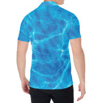 Blue Water Surface Print Men's Shirt