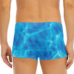 Blue Water Surface Print Men's Short Boxer Briefs