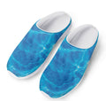 Blue Water Surface Print Mesh Casual Shoes