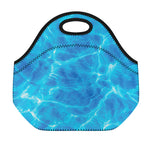 Blue Water Surface Print Neoprene Lunch Bag