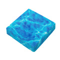 Blue Water Surface Print Outdoor Seat Cushion Cover