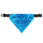 Blue Water Surface Print Over The Collar Dog Bandana