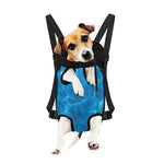Blue Water Surface Print Pet Carrier Backpack