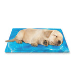 Blue Water Surface Print Pet Cooling Mat Cover