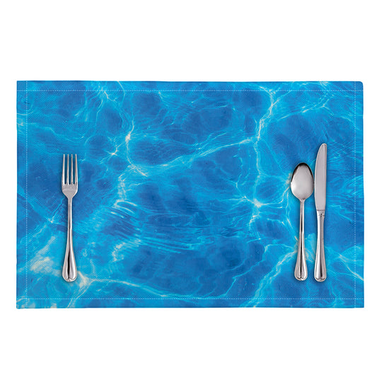 Blue Water Surface Print Placemat