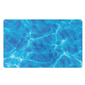 Blue Water Surface Print Polyester Doormat