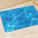 Blue Water Surface Print Polyester Doormat