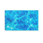 Blue Water Surface Print Polyester Flag