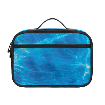 Blue Water Surface Print Portable Lunch Bag