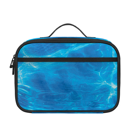 Blue Water Surface Print Portable Lunch Bag