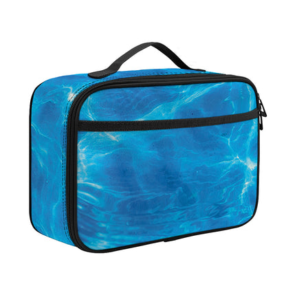 Blue Water Surface Print Portable Lunch Bag