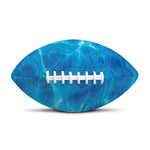 Blue Water Surface Print Rugby Ball
