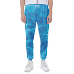 Blue Water Surface Print Scuba Joggers