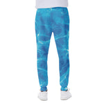Blue Water Surface Print Scuba Joggers
