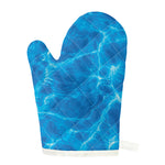 Blue Water Surface Print Single Oven Mitt