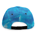Blue Water Surface Print Snapback Cap