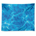Blue Water Surface Print Tapestry