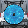 Blue Water Surface Print Tire Cover With Camera Hole