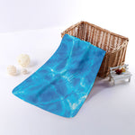 Blue Water Surface Print Towel