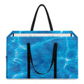 Blue Water Surface Print Utility Tote Bag