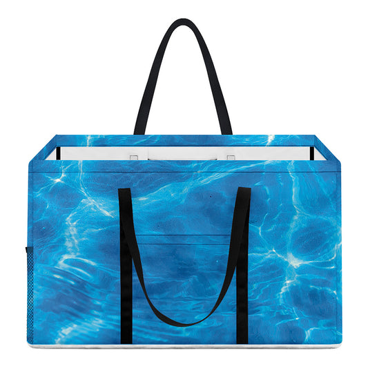 Blue Water Surface Print Utility Tote Bag