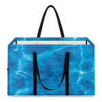 Blue Water Surface Print Utility Tote Bag