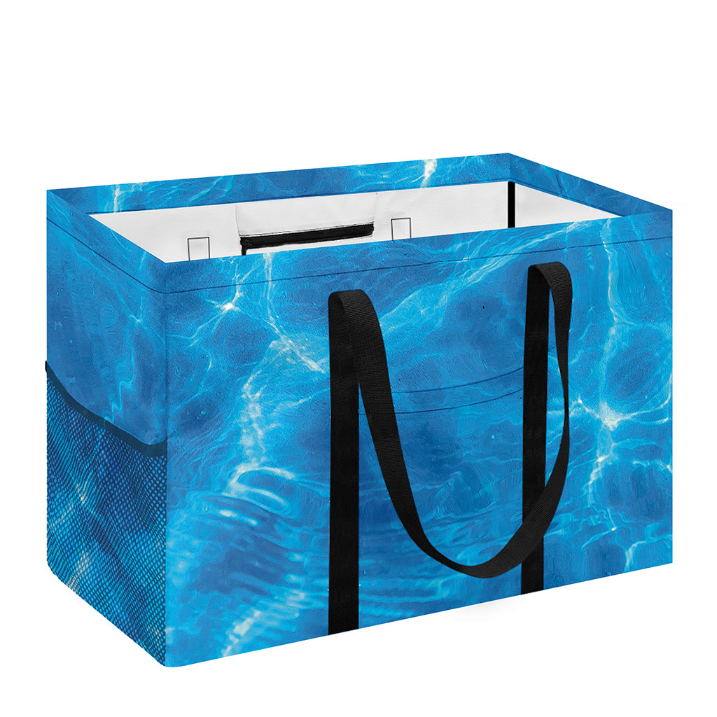 Blue Water Surface Print Utility Tote Bag