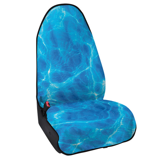 Blue Water Surface Print Waterproof Car Seat Cover