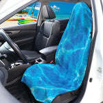 Blue Water Surface Print Waterproof Car Seat Cover