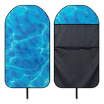 Blue Water Surface Print Waterproof Car Seat Cover