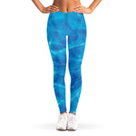 Blue Water Surface Print Women's Leggings