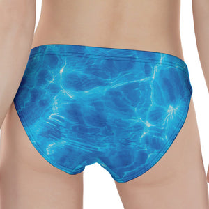 Blue Water Surface Print Women's Panties