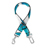 Blue Watercolor Butterfly Pattern Print Dog Seat Belt