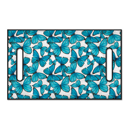 Blue Watercolor Butterfly Pattern Print Golf Cart Seat Cover