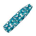 Blue Watercolor Butterfly Pattern Print Ironing Board Cover