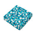 Blue Watercolor Butterfly Pattern Print Outdoor Seat Cushion Cover