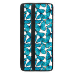 Blue Watercolor Butterfly Pattern Print Refrigerator Handle Covers
