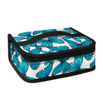 Blue Watercolor Butterfly Pattern Print Small Lunch Bag