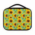 Blue Watercolor Sunflower Pattern Print Classic Bible Case