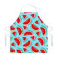 Blue Watermelon Pieces Pattern Print Adjustable Apron