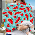Blue Watermelon Pieces Pattern Print Baby Seat Cover
