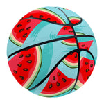 Blue Watermelon Pieces Pattern Print Basketball
