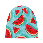 Blue Watermelon Pieces Pattern Print Beanie