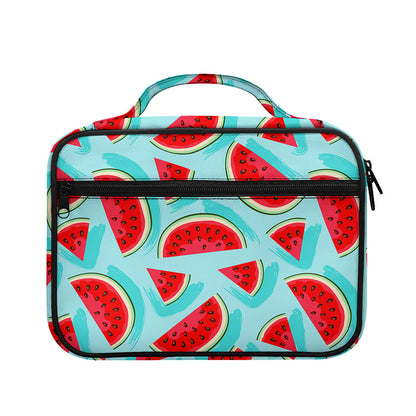 Blue Watermelon Pieces Pattern Print Briefcase Bible Bag
