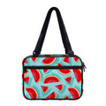 Blue Watermelon Pieces Pattern Print Double Strap Bible Bag