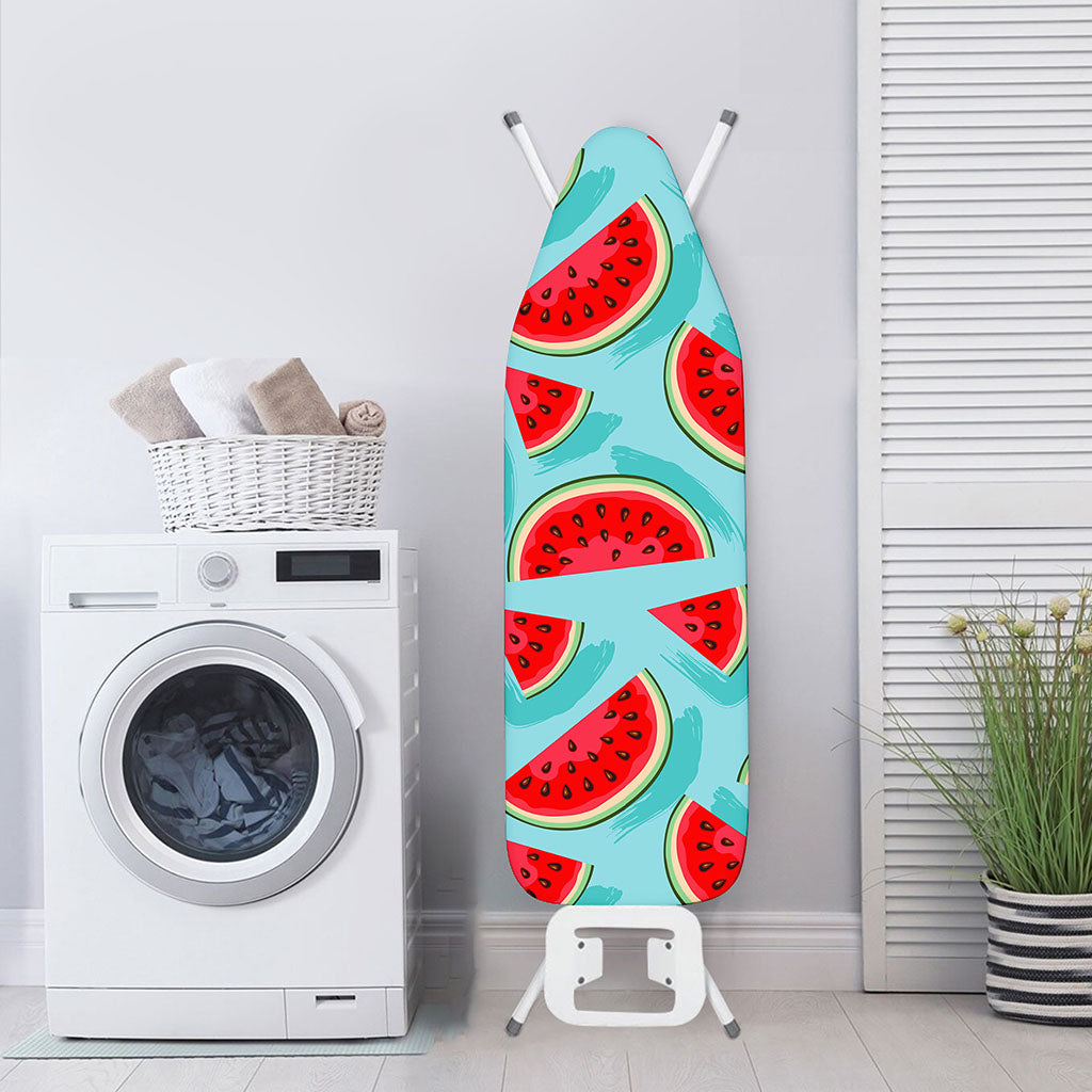 Blue Watermelon Pieces Pattern Print Ironing Board Cover