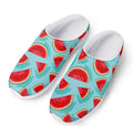 Blue Watermelon Pieces Pattern Print Mesh Casual Shoes