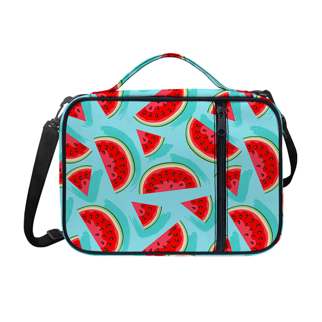 Blue Watermelon Pieces Pattern Print Shoulder Strap Bible Bag
