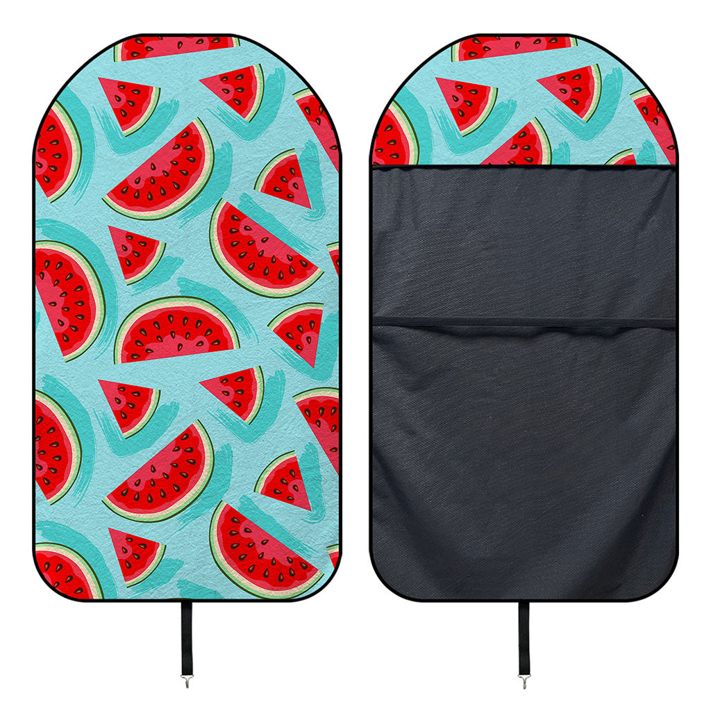 Blue Watermelon Pieces Pattern Print Waterproof Car Seat Cover