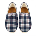 Blue White And Red Tartan Pattern Print Casual Shoes